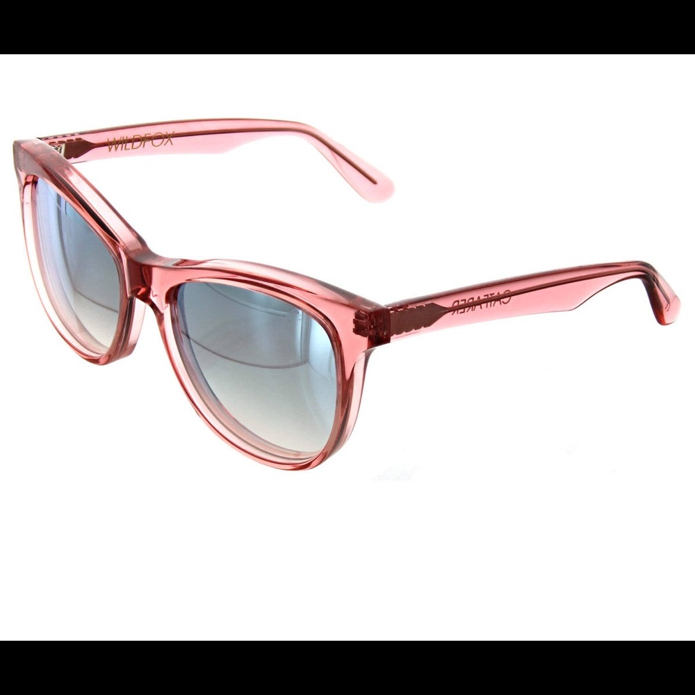 WILDFOX CATFARER DELUXE ROSEWATER SUNGLASSES NWT